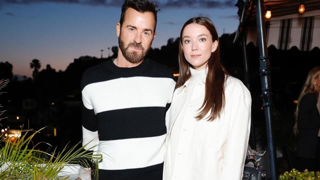 Justin Theroux and Nicole Brydon Bloom are married!