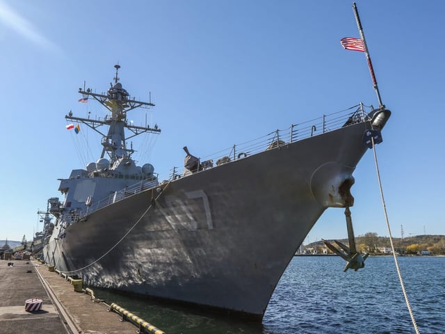 The USS Gravely, an Arleigh Burke-class destroyer, is being deployed to guard the southern border.