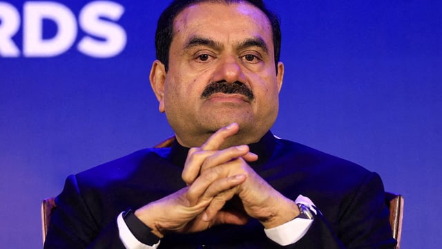 Billionaire Gautam Adani attends the 51st Gems and Jewellery Awards in Jaipur, India, November 30, 2024. 