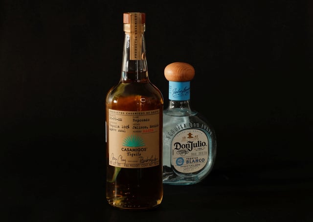 Bottles of Diageo's Casamigos and Don Julio tequila are displayed in this illustration taken, December 10, 2024. REUTERS/Henry Romero/Illustration/File Photo
