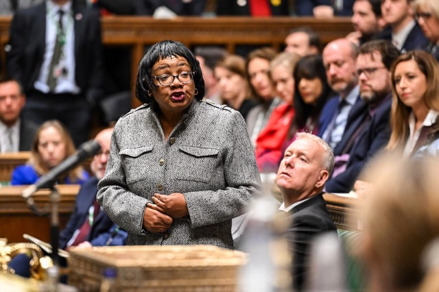Diane Abbott urged ministers to impose a wealth tax instead of cutting benefits