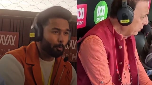 Rishabh Pant copied Sunil Gavaskar's epic rant on the wicketkeeper-batter during a Test match.
