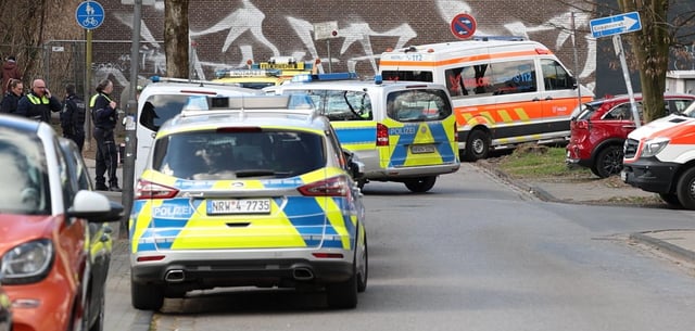 Einsatz in Herne: Die Beamten haben einen mutmaßlichen Messerangreifer erschossen