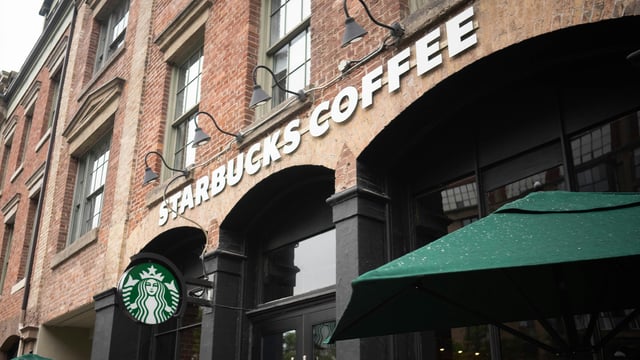 Starbucks coffee storefront