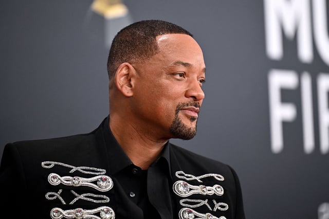 US actor Will Smith arrives for the 67th Annual Grammy Awards at the Crypto.com Arena in Los Angeles on February 2, 2025.