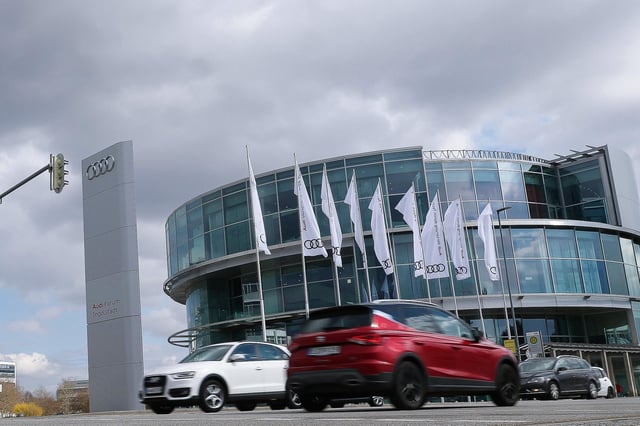 Das Audi-Forum in Ingolstadt