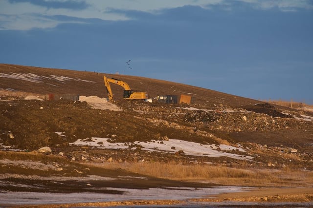 The Prairie Green landfill in Stony Mountain, Man., is shown on Wednesday, Feb. 26, 2025. THE CANADIAN PRESS/David Lipnowski