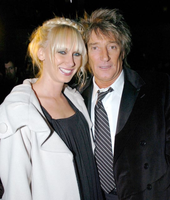 Kimberly Stewart and Rod Stewart during Mercedes-Benz Fashion Week Fall 2007 - Marc Jacobs - Arrivals at New York State Armory in New York City, New York, United States.