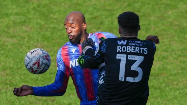 Mateta required 25 stitches to his ear after being caught by the boot of the Millwall goalkeeper