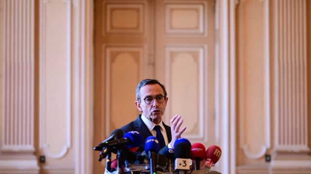 Bruno Retailleau, ministre de l’Intérieur, le 14 février 2025.