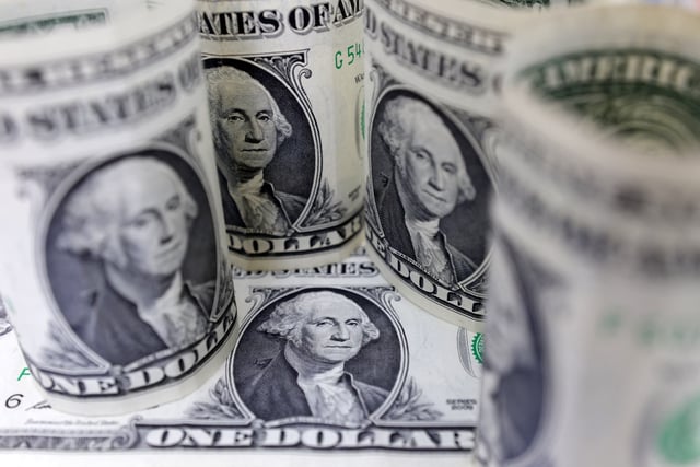 U.S. Dollar banknotes are seen in this illustration taken July 17, 2022. REUTERS/Dado Ruvic/Illustration/File photo
