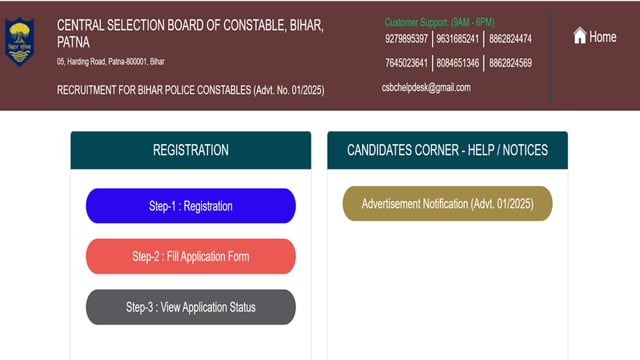 CSBC Bihar Police to recruit for 19838 Constable posts, direct link here 
