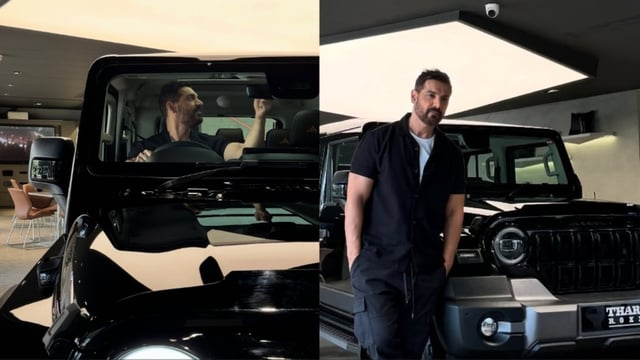John Abraham bought a new Mahindra Thar Roxx recently.