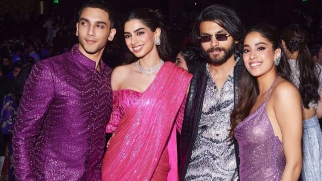 Vedang Raina, Khushi Kapoor, Shikhar Pahariya and Janhvi Kapoor
