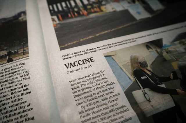 photo of newspaper page