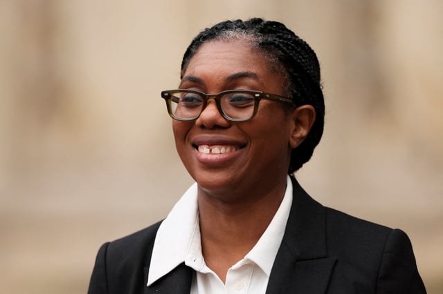 Conservative Party leader Kemi Badenoch looks on after attending the annual Commonwealth Day service at Westminster Abbey in London, Britain, March 10, 2025. REUTERS/Isabel Infantes/File Photo