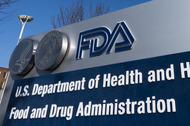 FILE - A sign for the U.S. Food and Drug Administration is displayed outside their offices in Silver Spring, Md., Dec. 10, 2020. (AP Photo/Manuel Balce Ceneta, File)