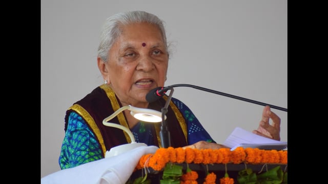 Uttar Pradesh governor Anandiben Patel (HT File Photo)