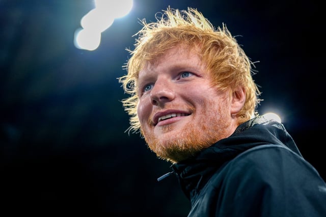 Ed Sheeran in Ipswich, England, in 2024.