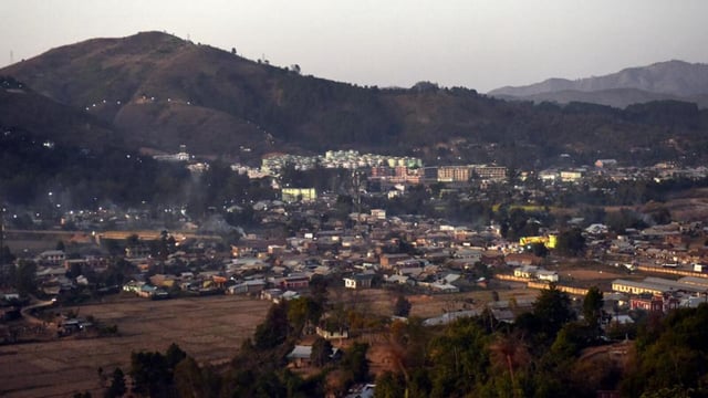 Churachandpur is a Kuki-Zo dominated area. (HT PHOTO)