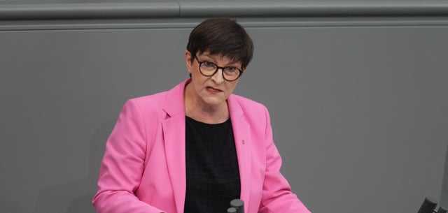 SPD-Chefin Saskia Esken
