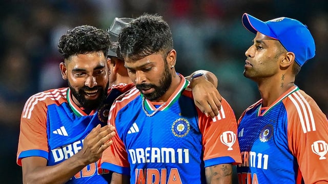 Hardik Pandya (C) confirmed Suryakumar Yadav R) will lead MI in IPL 2025 match against CSK