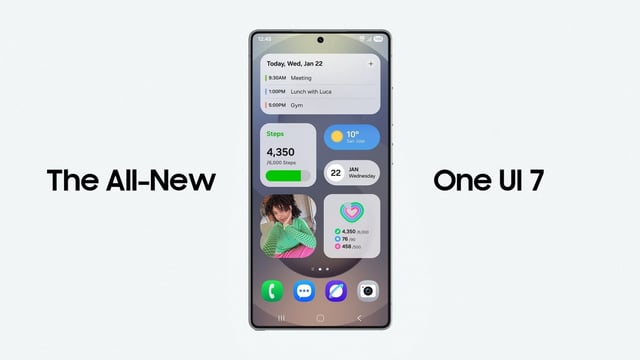 An image about Samsung's April update brings S25 features, new UI and more to older phones
