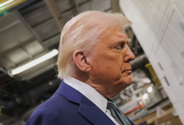 President Donald Trump, shown here on Monday in Washington. (Pool via AP)