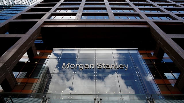 Morgan Stanley's London headquarters at Canary Wharf financial centre.