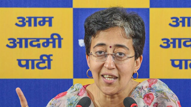 Delhi LoP Atishi claimed that senior AAP leader Satyendar Jain had been booked as part of a political witch hunt
