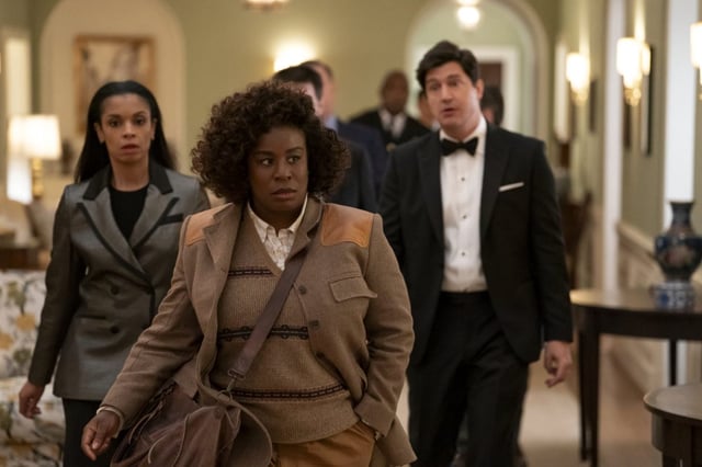 Uzo Aduba stars as detective Cordelia Cupp in the new murder mystery series (Photo: Jessica Brooks/Netflix)