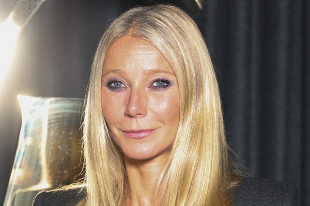 Gwyneth Paltrow attends the Saint Laurent Womenswear Spring-Summer 2025 show as part of Paris Fashion Week on September 24, 2024.