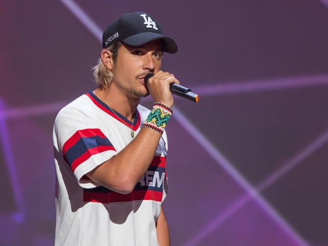Nekfeu, le 29 février 2024 aux Victoires de la musique à Paris.