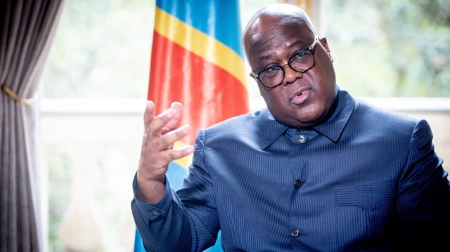 Félix Tshisekedi, président de la République démocratique du Congo, à l’hôtel Crillon.