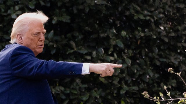 Donald Trump à Washington, aux États-Unis, le 17 mars 2025.