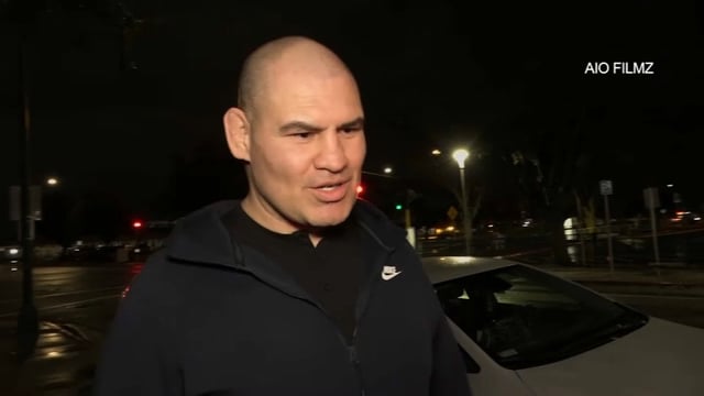 Cain Velasquez walks out of the San Jose main jail early Wednesday morning. (Nov. 9, 2022)
