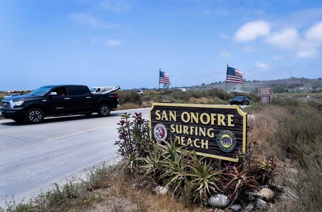 Visitors make their way to San Onofre State Beach, south of San Clemente, in 2024. (Photo by Paul Bersebach, Orange County Register/SCNG)