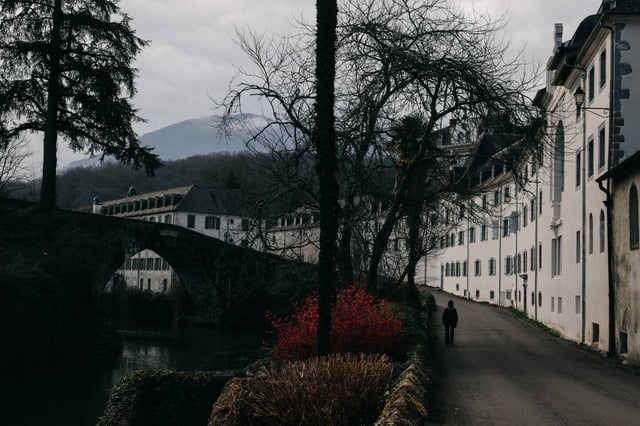 Le collège-lycée Notre-Dame-de-Bétharram, dans les Pyrénées-Atlantiques, le 2 mars 2025.