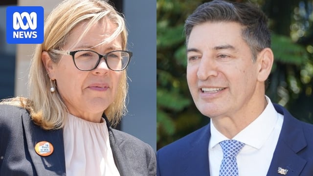 A composite image of Libby Mettam and Basil Zempilas.