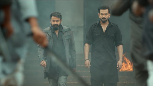 L2 Empuraan trailer: Mohanlal in a still from Prithviraj Sukumaran's film.