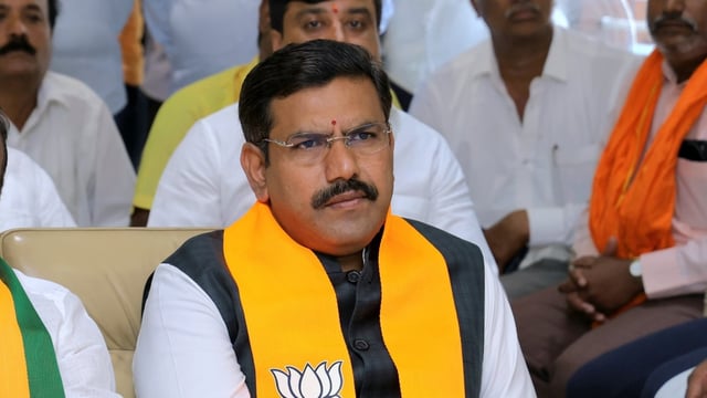 BJP leader BY Vijayendra