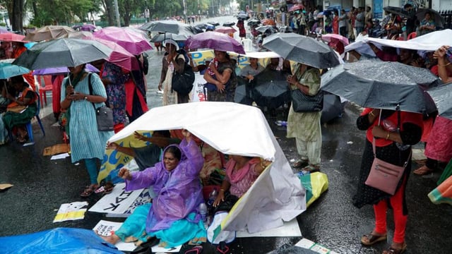 Health minister Veena George told reporters after the meeting that she would meet her Union counterpart JP Nadda in Delhi in connection with the demands of the ASHAs. (PTI)