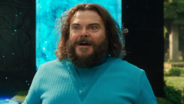Jack Black as Steve in the Minecraft Movie