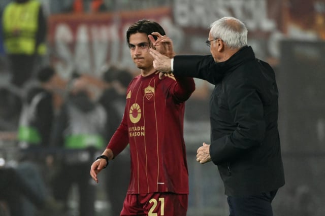 Paulo Dybala will miss the rest of Roma's season because of a thigh injury