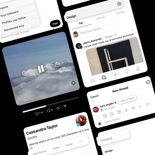 Threads screenshots
