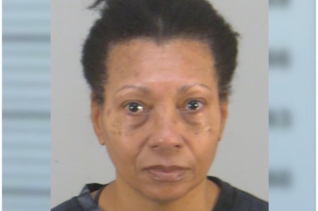 Alison Lawrence is shown in a booking photo.