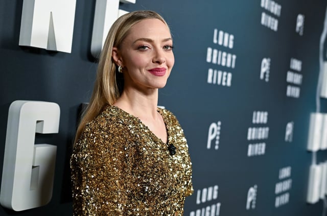 Amanda Seyfried at Peacock's "Long Bright River" New York Premiere held at Metrograph on March 5, 2025 in New York, New York.