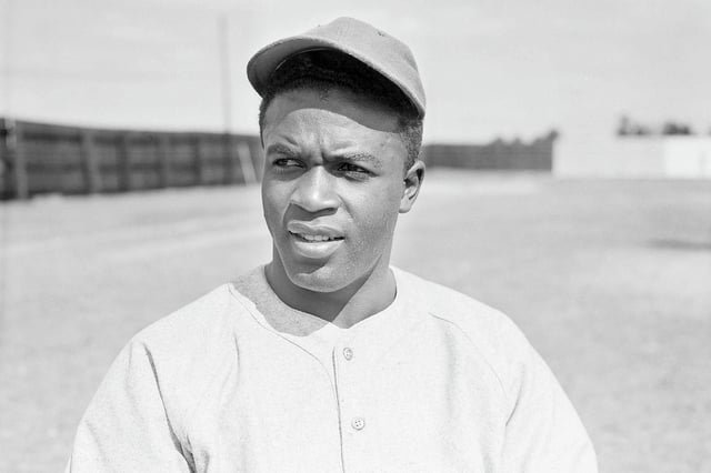 Jackie Robinson served in a segregated Army unit during World War II and later broke Major League Baseball&#39;s color barrier.