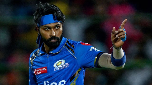 Hardik Pandya will miss Mumbai Indians' first game in IPL 2025