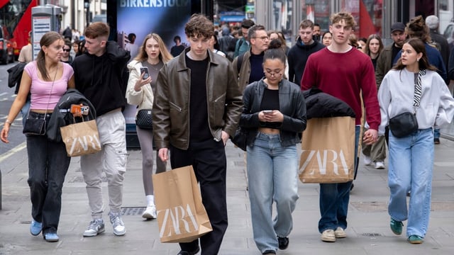 People appear to be prepared to use their savings to fuel a burst in spending